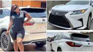 Latest car owner in Lagos: Destiny Etiko splashes millions on new Lexus whip weeks after buying house