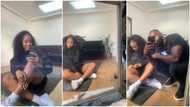 Nigerian man builds smart mirror for girlfriend that displays bible scriptures, tells her she's beautiful