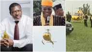 "D risk we took": Kanayo reveals he is the 1st Nigerian actor to fly in a helicopter in a movie, shares video