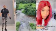"Emma, accept me as your girlfriend:" Nigerian lady takes man's case to river, calls his name in viral video