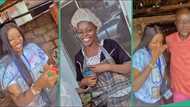 Female graduate melts hearts as she honours parents in sweet way after graduating from school