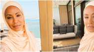 Ramadan: Lovely photos of American actress Jada Pinkett Smith wearing hijab, fans react