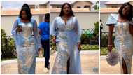 Wedding fashion: Video of beautiful Ghanaian asoebi ladies leaves netizens impressed