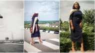 Beautiful Nigerian lady celebrates graduation from university with cute photoshoot, social media reacts