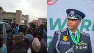 BREAKING: Protesters take over police headquarters in Abuja