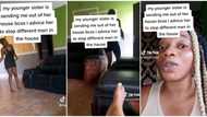 "Just leave": Video as Nigerian lady throws elder sister out of her house for advising her about men