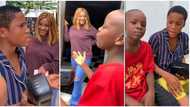"Pure creativity": Two talented kids approach a grown lady, rap for her as video of her reaction goes viral