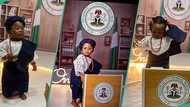 Little girl in native attire goes viral over Presidential photo shoot, video captures attention