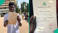 Man who graduated from Ahmadu Bello University with third class goes viral after posting certificate