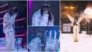 "It was electrifying": Burna Boy makes history, becomes 1st Afrobeat star to perform at UCL final, clip trends