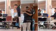 Video shows moment Oyinbo man gifted lady N623k cash to see her family in Nigeria for agreeing to talk to him