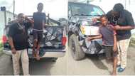Little boy struggling to make a living gets help from Nigerian man who vows to make his dream come true
