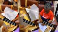 "Na mama wey train her pikin": Wife gifts mother-in-law well wrapped & framed photo, video trends