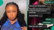 Lady who gave okada man her number shares WhatsApp message she received from him, many react