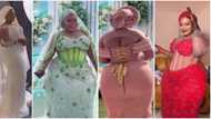 “Sis oppressed us”: African bride rocks 10 beautiful outfits on wedding day, causes stir as videos trend online