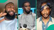 "This guy was the one who killed 2Pac": Oyemykke reacts as Diddy finally gets arrested, clip trends