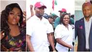 Fans troop out to welcome Funke Akindele as she visits dad’s town Ikorodu