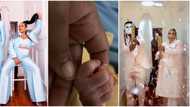Celebrity stylist Toyin Lawani and husband Segun Wealth finally welcome first child together, a baby girl