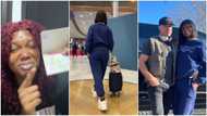 American embassy approves lady's visa, she flies out, joins her oyinbo lover abroad