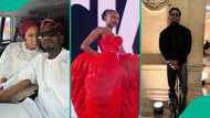 Mr Eazi loses composure, shouts as wife Temi Otedola struts L’Oréal Paris runway: "Give am belle"