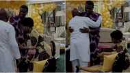 Video of Pastor Oyedepo's wife kneeling to greet Adeboye gets Nigerians gushing with love