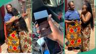 After break up, heartbroken lady visits ex-boyfriend's mum to return engagement ring in video