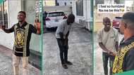 Fish pie seller Alex Evalsam gets emotional as man prostrates for him in viral video