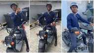 No more waking up by 4am: Tired of Lagos traffic, Nigerian man buys himself bike, cruises to work