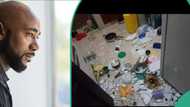 Nigerian man cries out over state of his house he left his 1-month-old girlfriend in, shares photo