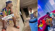 "Mama must enjoy": Nigerian man moves mum out of trenches, builds mansion for her, she smiles in cute video