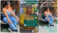 "He be DJ": Daughter leaks WhatsApp chat from father after she sends voice asking for money