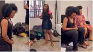 "God first": Nigerian lady prays dutifully over her 2 bedroom apartment before moving in, video melts hearts