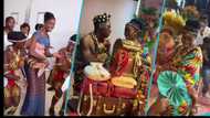 "Subtle Moves": Moses Bliss' wife displays incredible adowa dance at wedding, clips goes viral
