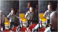 Moment Nigerian kid speaks in tongues while praying for other children, video stirs reactions