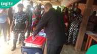 Breaking: Obi, LP gov candidate Moghalu vote in Anambra, rise fresh alarm over vote buying