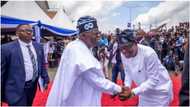 Details of APC, PDP governors in Rivers with Tinubu as Wike hosts president-elect