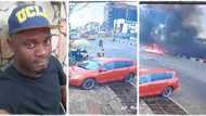 "It happened in front of my office": CCTV camera captures video of helicopter crash at Oba Akran Avenue