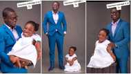 "We are proud of you bro": Man poses with beautiful diminutive lady, their video goes viral