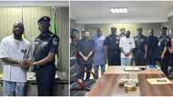 “Nobody should be scared”: Davido visits commissioner of police ahead of Lagos concert, photos, videos trend