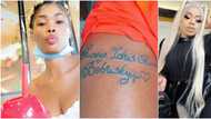 Bobrisky gifts another fan N1 million for tattooing his full name on her body