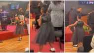 She's in spirit: Little girl hops on one foot in video, shows off sterling legwork in church that wowed pastor