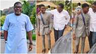 Always surprise them: Adorable moment Kanayo O. Kanayo stormed lookalike son's university without telling him