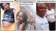 Nigerian man impregnants neighbour after loosing her hair, she flaunts him and baby bump online