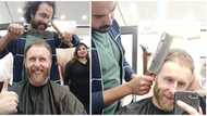 Barber Uses Butcher's Knife, Broken Glass and Hammer to Cut and Style Hair, Video Goes Viral