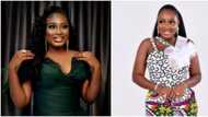 Allow the baby breathe: Mo Bimpe raises pregnancy talks in breathtaking green dress to Future awards
