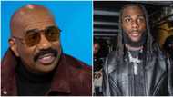 “We stole from Burna Boy”: US star Steve Harvey says in viral video, Nigerians react