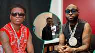 Drama as one of Davido’s biggest fans loses cool after meeting Wizkid, netizens roast her