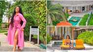 Inside the luxury beach house that BBNaija's Ifu Ennada stayed during her trip to the Maldives
