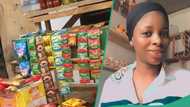 Young lady who began her business with small goods shows how she expands it in one month