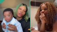 "My baby can't sleep without covering his face": Nigerian mum laments over her kid's sleeping habit